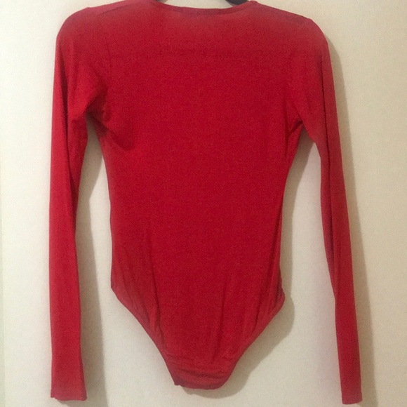 ❌S O L D ❌MISSGUIDED Red Body Suit - Picture 4 of 5